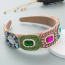 fashion vintage contrast color new bright crystal baroque hairband wholesalepicture8