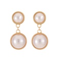 minimalist baroque pearl circle womens fashion autumn and winter new alloy earringspicture12