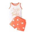 children girls baby alphabet vest shorts suit shorts twopiecepicture21