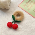 Autumn and winter new cherry hair ring autumn and winter plush ponytail hair ropepicture10