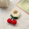 Autumn and winter new cherry hair ring autumn and winter plush ponytail hair ropepicture11