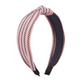 vintage fabric knot contrast color fashion headband wholesalepicture15