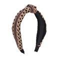 fashion retro contrast color widebrimmed braided headbands wholesalepicture6