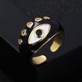 fashion copper goldplated microset zircon drip oil devils eye tail ringpicture15