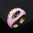 fashion copper goldplated microset zircon drip oil devils eye tail ringpicture16