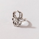 fashion geometric flower sword smile cryexaggerated alloy single ringpicture19