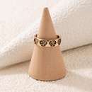 fashion geometric flower sword smile cryexaggerated alloy single ringpicture25