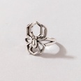 fashion geometric flower sword smile cryexaggerated alloy single ringpicture27