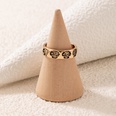 fashion geometric flower sword smile cryexaggerated alloy single ringpicture32