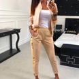 Fashion casual sequin stitching jacket trousers tracksuitpicture24