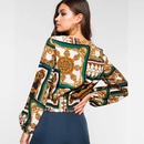 Fashion print longsleeve printed crop toppicture7