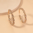 Fashionable simple circle diamond earringspicture14