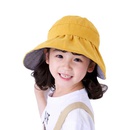 Nouveaux chapeaux pour enfants noir blanc  carreaux hautdeforme vide couleur unie chapeau de pcheur double facepicture10