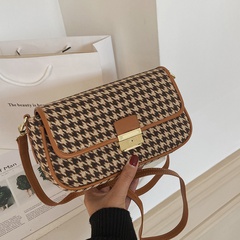 new trend fashion houndstooth chain messenger bag spring one-shoulder small square bag