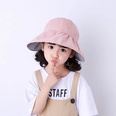 Nouveaux chapeaux pour enfants noir blanc  carreaux hautdeforme vide couleur unie chapeau de pcheur double facepicture13