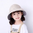 Nouveaux chapeaux pour enfants noir blanc  carreaux hautdeforme vide couleur unie chapeau de pcheur double facepicture14