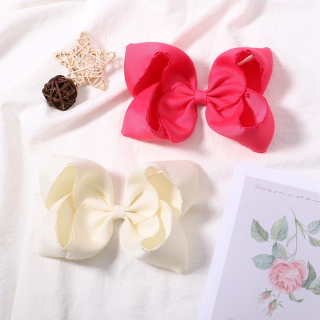 fashion cute solid color lace bow hairpin children's hairpin  NHYLX624199's discount tags