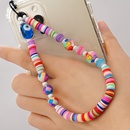 fashion glass eye bead mobile phone chain soft ceramic beaded smiley mobile phone rope NHYUZ625717picture8