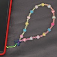 New Rainbow Pearl Shell Star Letter Beaded Mobile Phone Chainpicture13