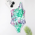 2022 new ladies onepiece tiedye swimsuit European and American sexy swimsuitpicture13