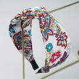 fashion widebrimmed crossprint fabric headbandpicture11