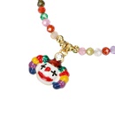 New Halloween cosplay clown pendant dripping oil copper goldplated bead braceletpicture10