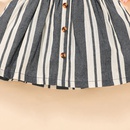 childrens clothing 2022 summer style little girl striped suspender skirt childrens dresspicture8