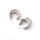 simple plain Cshaped geometric trendy stud earrings wholesalepicture3