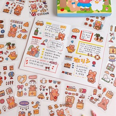 cute cartoon stickers gift girl paper material decorative pattern sweet