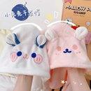 cartoon absorbent cute plush hair drying cap quickdrying thickening coral fleece shower cappicture8