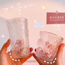 Glacier pattern glass household water cup female summer juice coffee beer mugpicture10