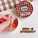 Contact lens case portable cute simple female beauty pupil creamcolored bear cutepicture10