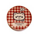 Contact lens case portable cute simple female beauty pupil creamcolored bear cutepicture11