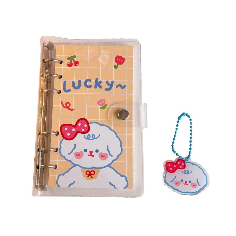 Cute girls hearthand ledger set spree looseleaf coil notebook