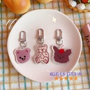 cute doublesided bear acrylic keychain girl airpods pendantpicture8