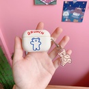 cute doublesided bear acrylic keychain girl airpods pendantpicture6