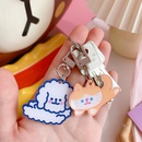 Fashion cute heart shaped bear pendant bag jewelry girl keychainpicture7