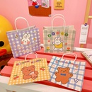 cartoon cute girl printing bear mini packaging decoration paper bag newpicture8