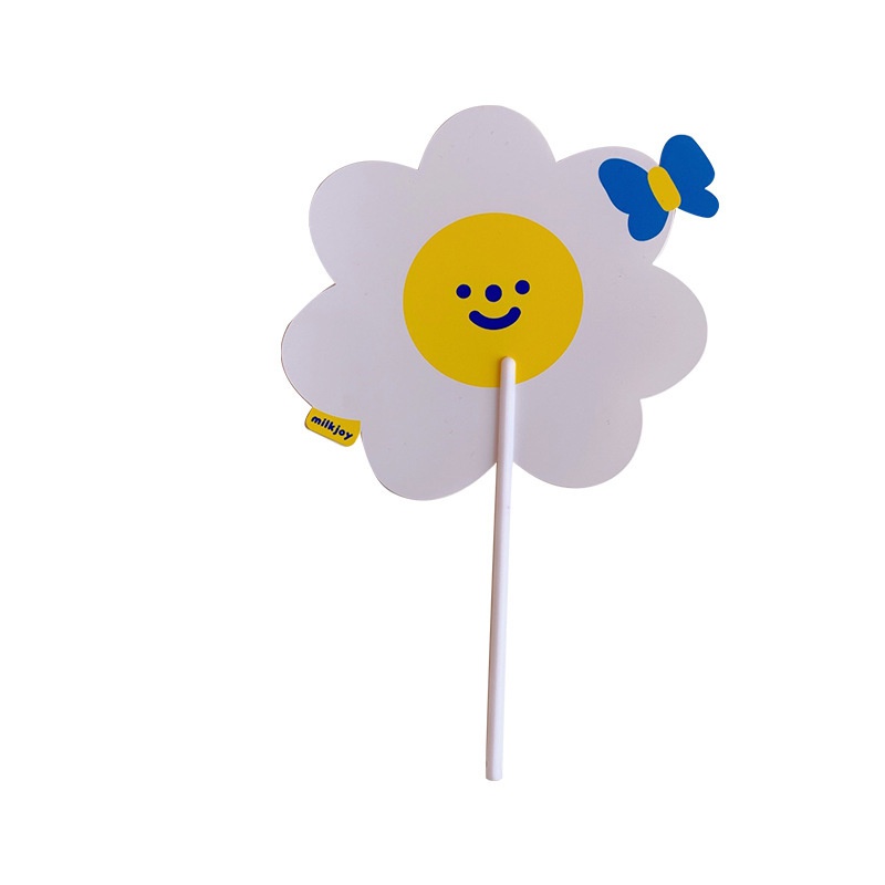 Creative cartoon children students summer cute mini portable plastic hand fan