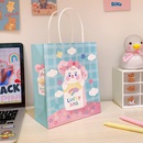 cartoon cute girl printing rabbit mini packaging decoration paper bag newpicture10