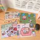 Fashion cartoon girl nonslip waterproof heart notebook cute office computer mouse padpicture7