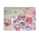 Fashion cartoon girl nonslip waterproof heart notebook cute office computer mouse padpicture11