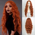 womens wig lace water ripple long curly hair chemical fiber headgearpicture17