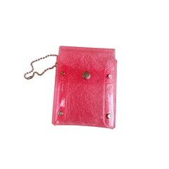 rouge à lèvres mignon pvc nouvelle fille transparent carte sac portable mini créatif