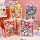 Cute simple cartoon cute bear paper portable shopping packaging bagpicture6