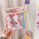 transparent cosmetic largecapacity student pencil case waterproof portable cute girl storage bagpicture8