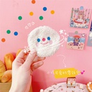 simple cute plush cosmetic cloud smile bear wash makeup storage bagpicture9