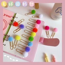 Fashion cute creative metal paper clip bookmark color candy office stationerypicture9
