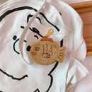 cute creative plush snapper shape pendant childlike coin purse bag couplepicture10