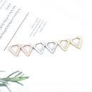 simple geometric plain stainless steel earrings wholesalepicture8